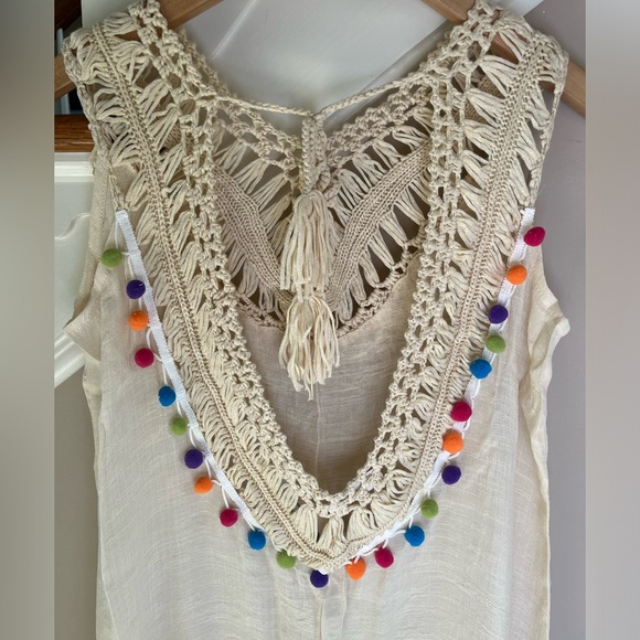 Aolro Pom Pom Swim Coverup - Picture 6 of 13